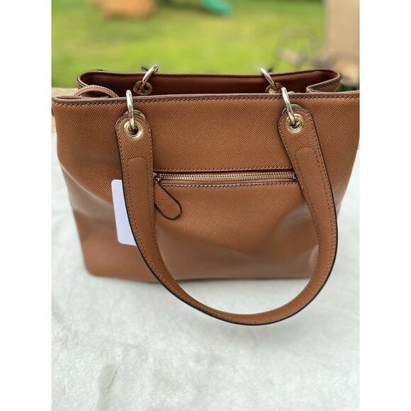 Guess Kamrynn Shoulder Brown Women Bag Handbag - Picture 3 of 6